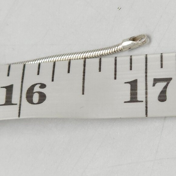 Sterling Silver Beaded Necklace With Textured Center Ball Smooth Accents Vintage - Picture 6 of 6